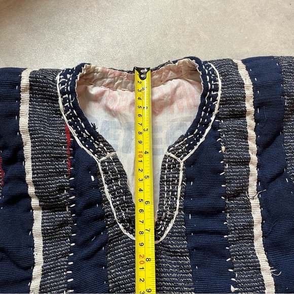 Ghana Batakari/ Fugu smock shirt top. Hand Stitched. XS - S. Authentic - Picture 4 of 10